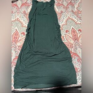 Dark Green small maternity Dress